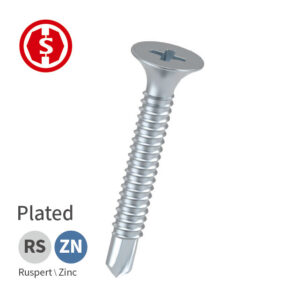 Countersunk wings screw